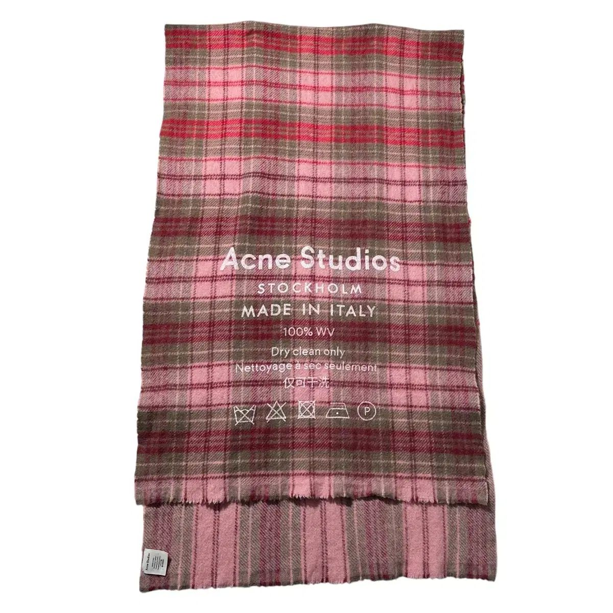 OS Acne Studios アクネストゥディオズ タータンチェック マフラー