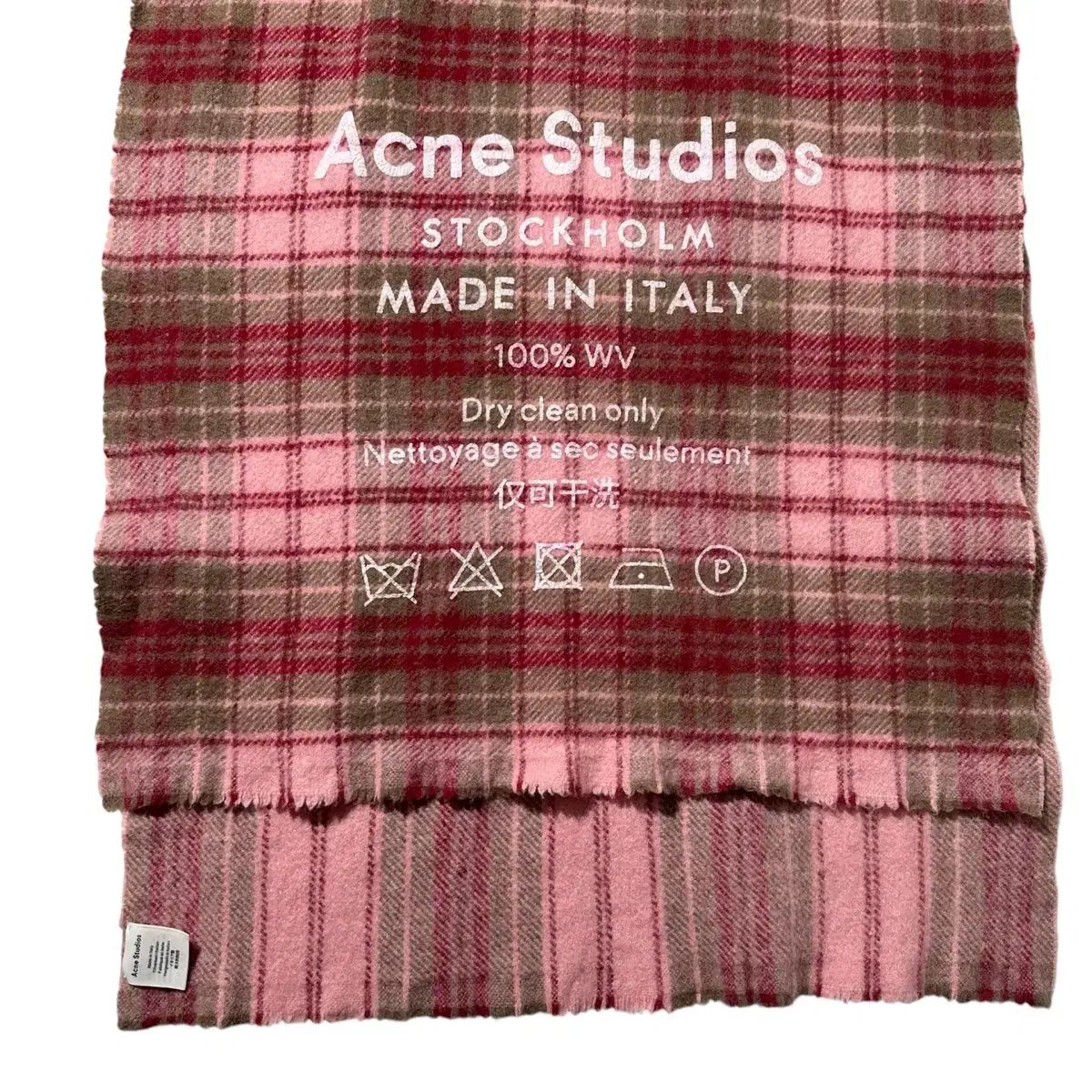 OS Acne Studios アクネストゥディオズ タータンチェック マフラー