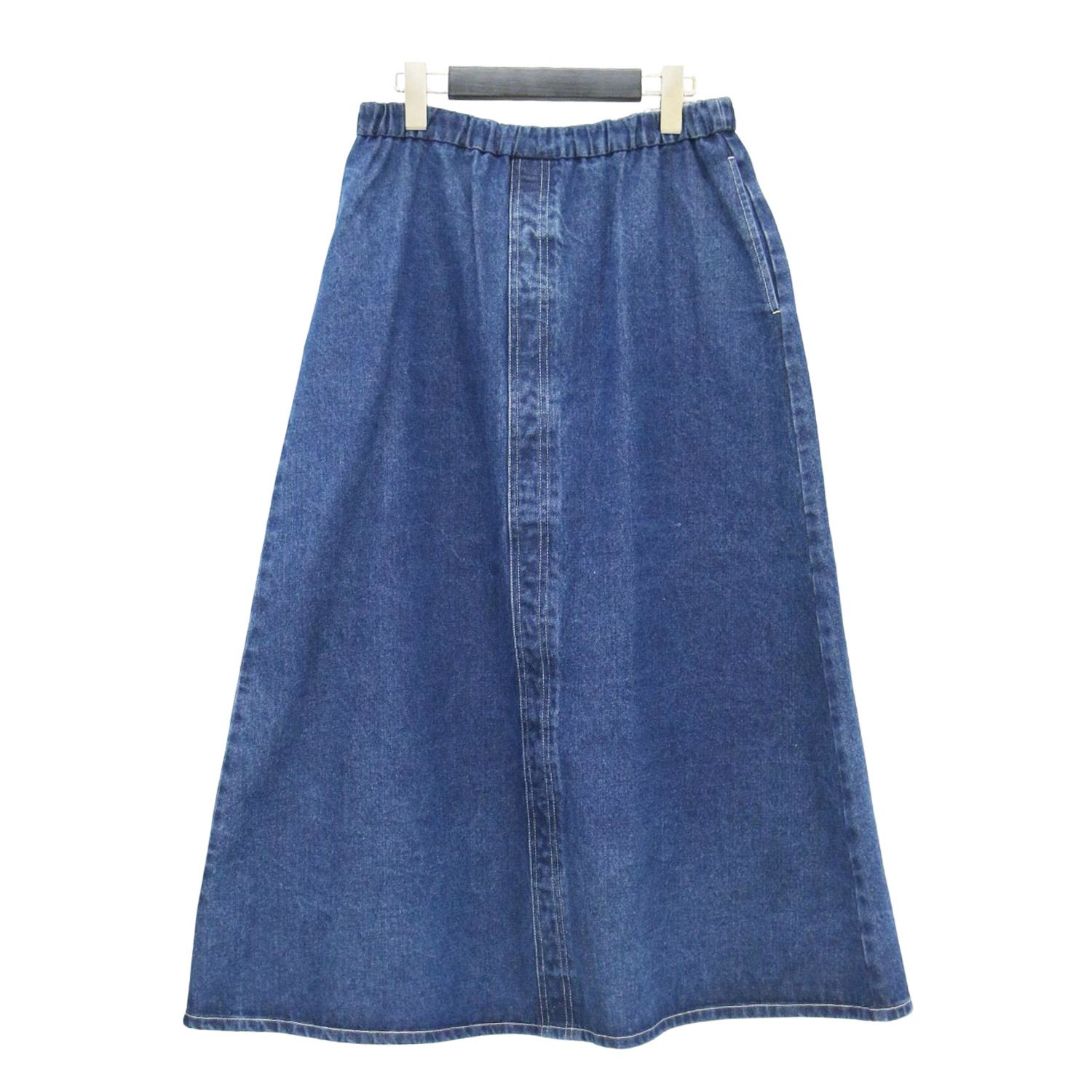 MidiUmi ミディウミ スカート ブルー サイズ:FREE | 24秋冬 デニム