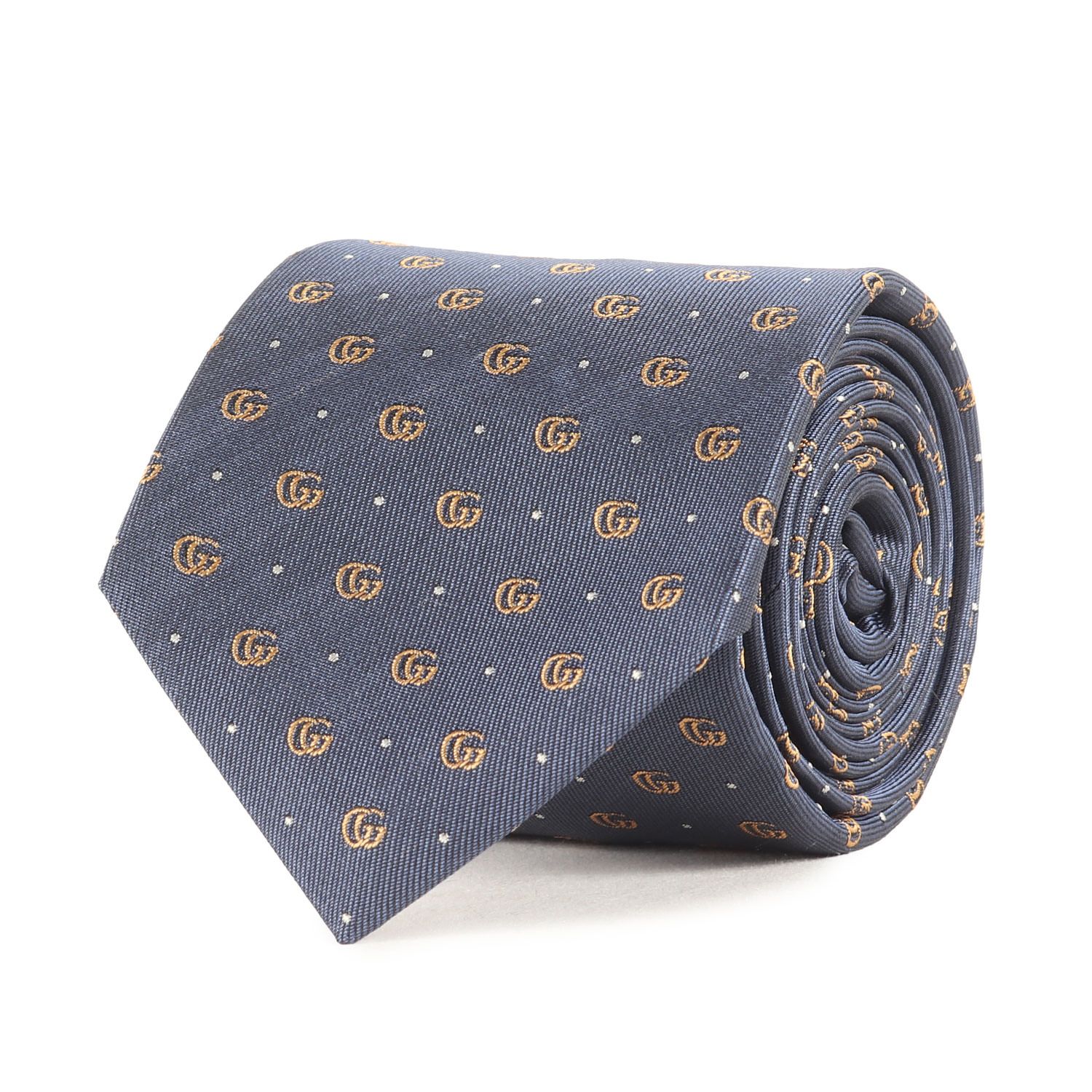美品】GUCCI グッチ ネクタイ | 近年モデル | GGモノグラム ポルカ