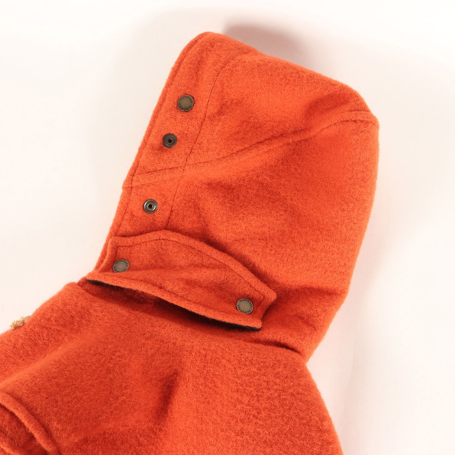 Gloverall グローバーオール ジャケット オレンジ サイズ EUR48 シャギー メルトン ダッフル コート イギリス製 アウター ジャケット 上着 メンズ KANDAIZUMI_COM