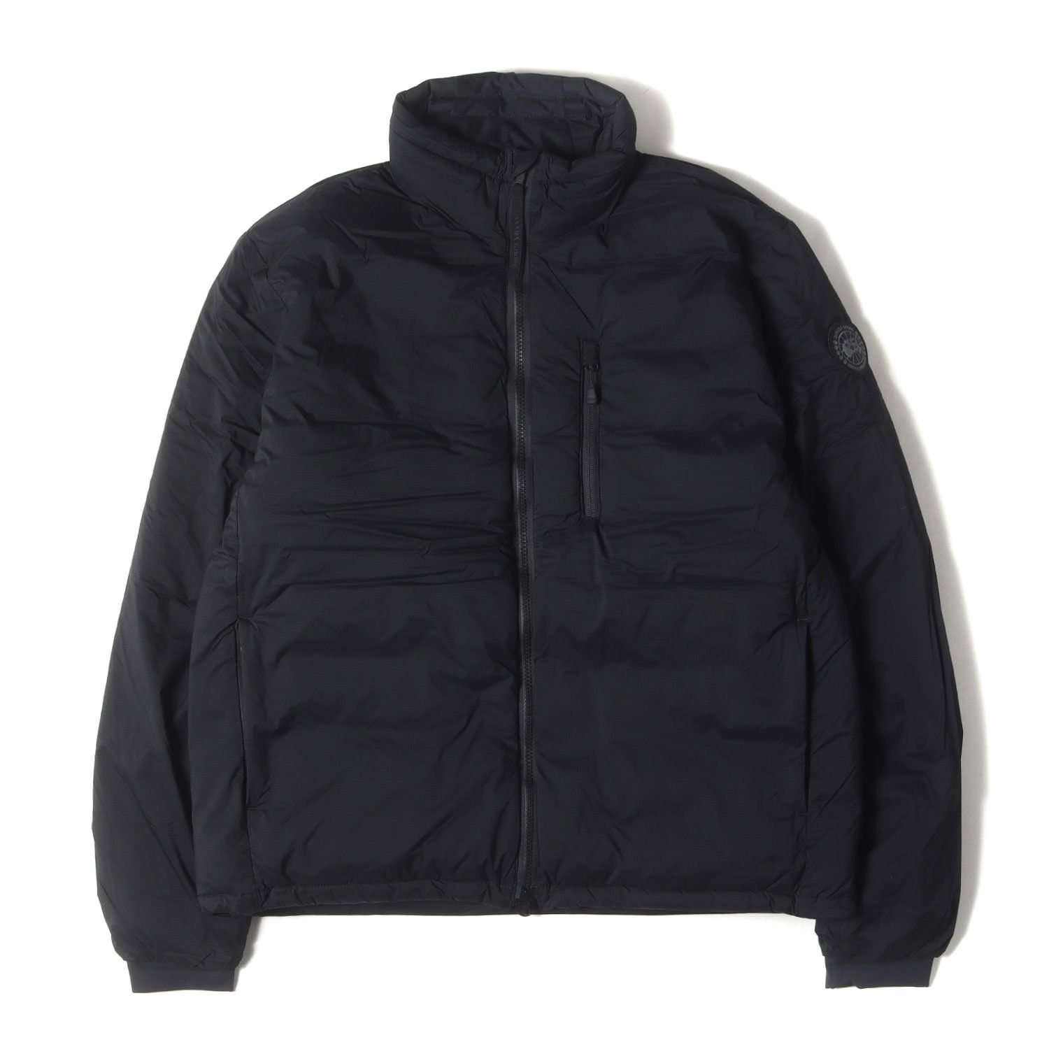 CANADA GOOSE カナダグース ジャケット ブラック 黒 サイズ L 23AW ハイネック ジップアップ ダウンジャケット Lodge Jacket Black Label 5079MB アウター ブルゾン 上着 メンズ