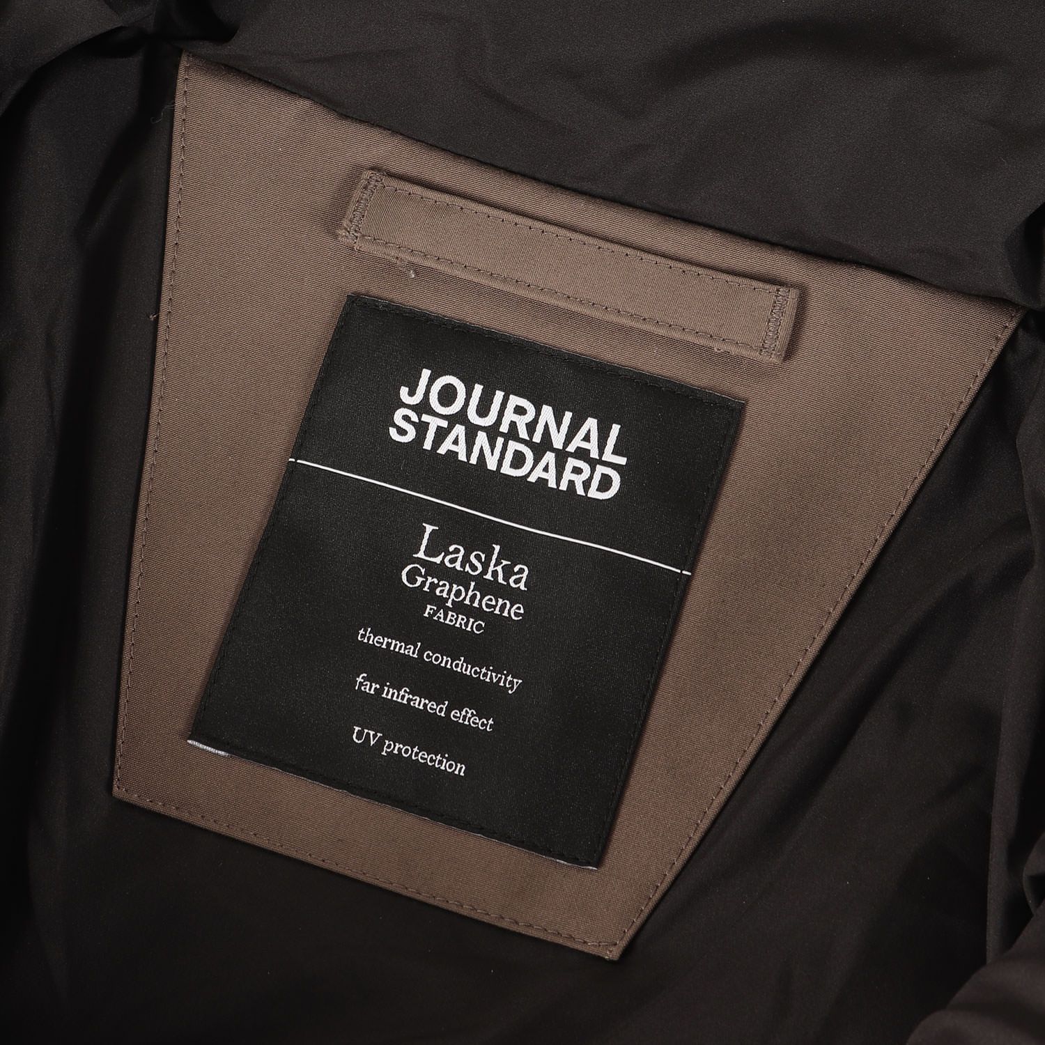 JOURNAL STANDARD ジャーナル ジャケット ブラウン サイズ S LASKA GRAPHENE フード ダウン ジャケット 23-011-600-2080-3-0 アウター ブルゾン 上着 メンズ KANDAIZUMI_COM