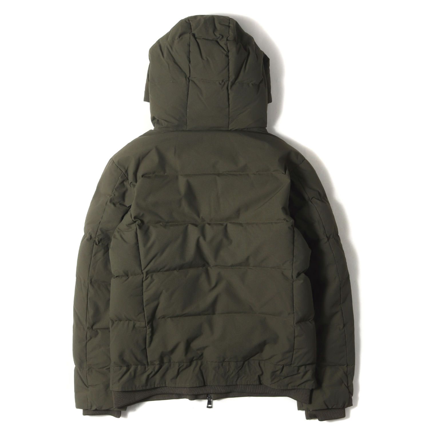 AKM エイケイエム ジャケット カーキ サイズ XL スタンドネック レイヤード ダウンジャケット aso-829 contemporary アウター ブルゾン 上着 メンズ