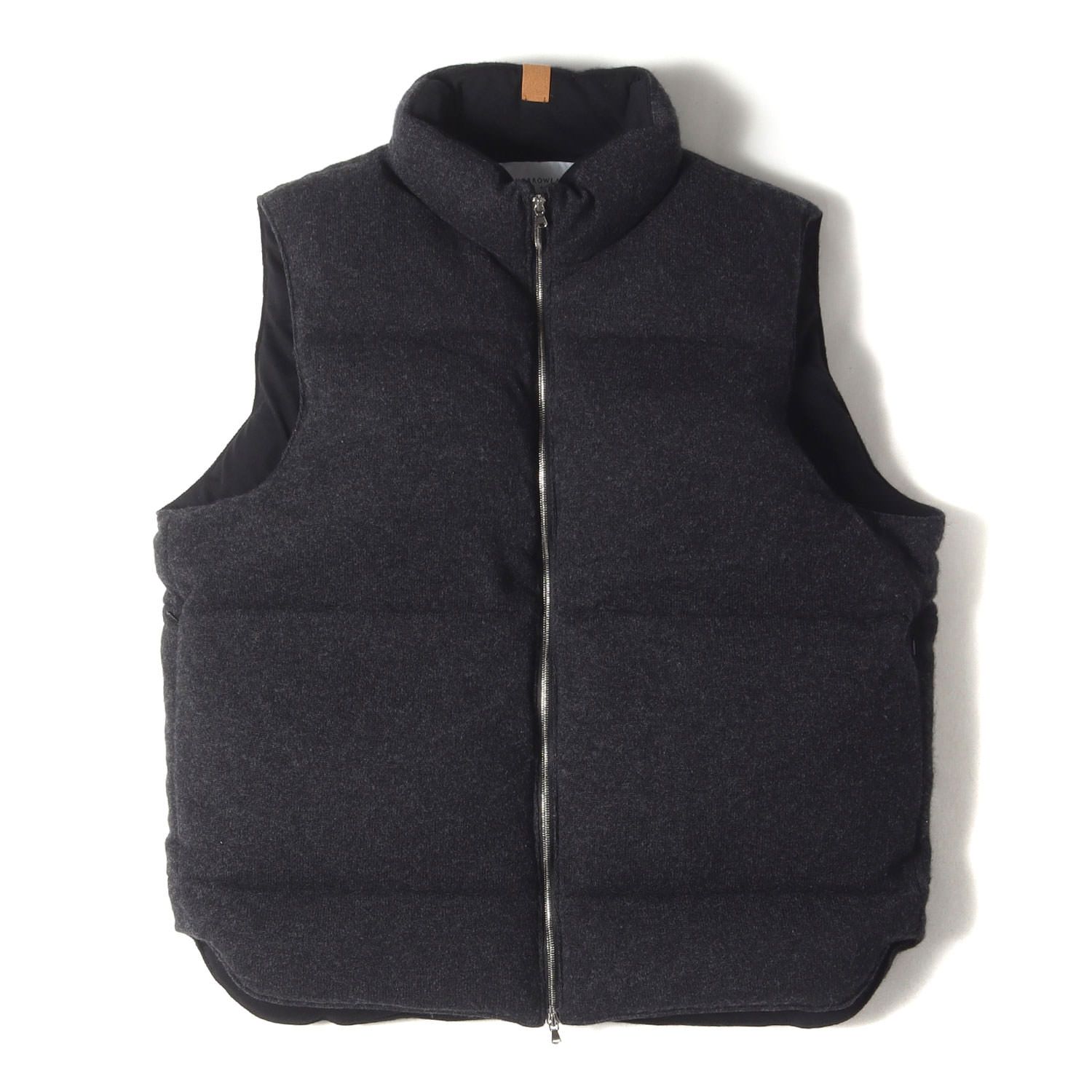 TOMORROWLAND トゥモローランド ベスト ダークグレー サイズ S 23AW カシミヤ ニット ダウンベスト 63-02-35-02036 アウター ジャケット 上着 メンズ