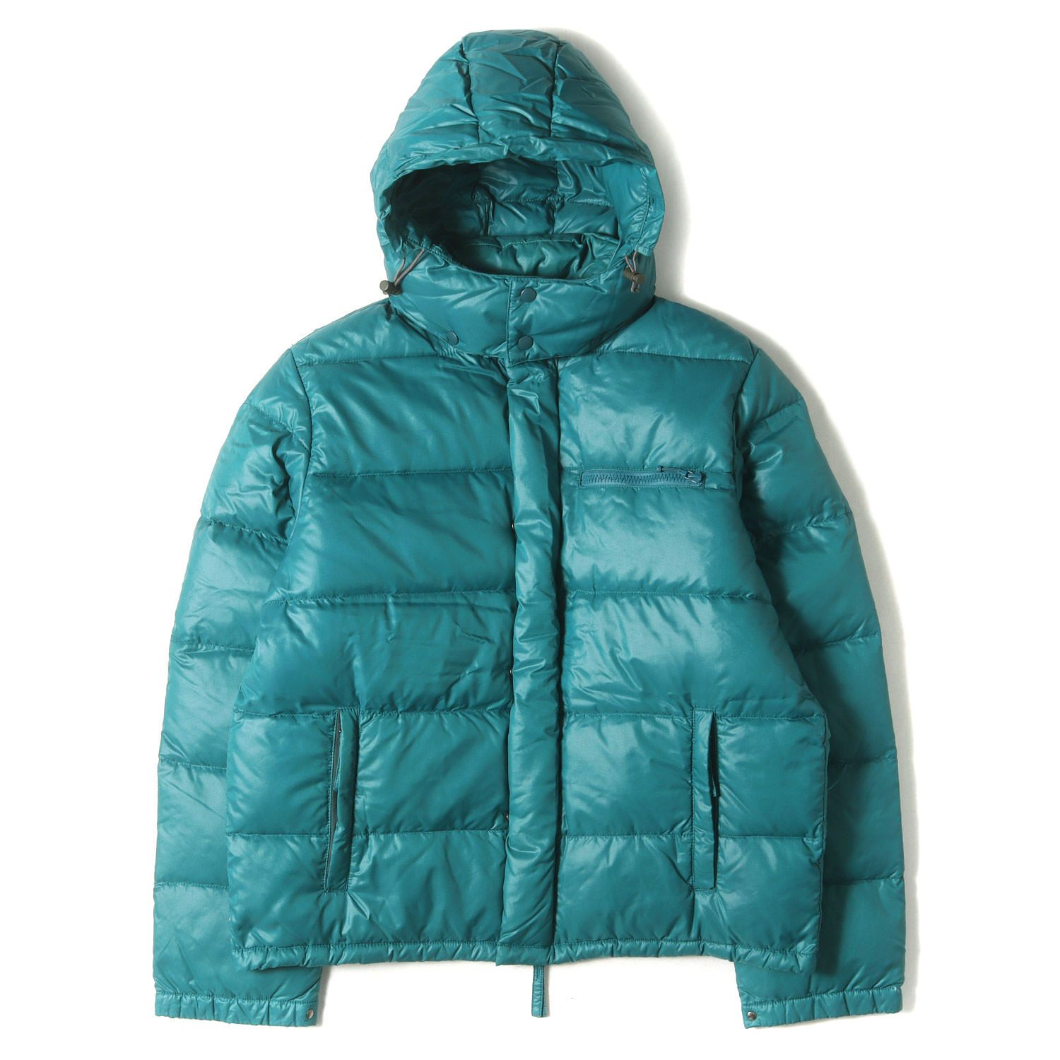 DUVETICA デュベティカ ジャケット エメラルドグリーン サイズ 48 フード付き ダウンジャケット Deimos U.014.00-1001R アウター ブルゾン 上着 メンズ