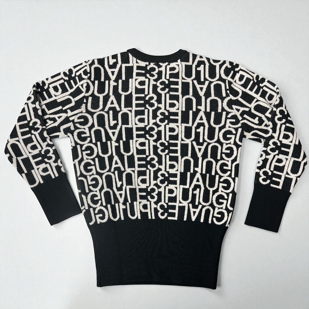 1piu1uguale 3 ゴルフ レディース セーター ブラック