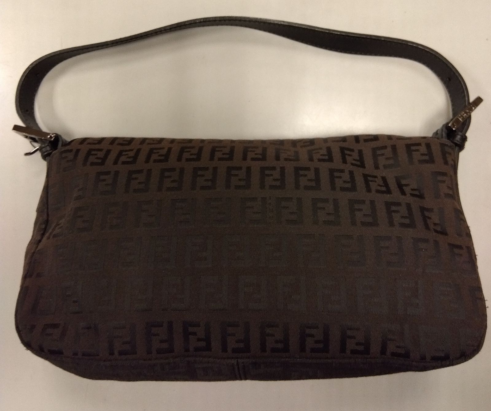 M7 フェンディ FENDI バッグ ワンショルダー ハンドバッグ マンマバケット ズッカ柄 訳アリ