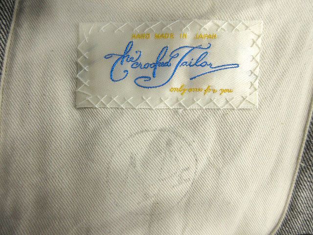 The crooked Tailor ザ クルーキット テーラー CHORE JACKET 1920’S デニムシャツ 44 インディゴブルー 長袖 トップス WWW_KARIMZIABAT_FR