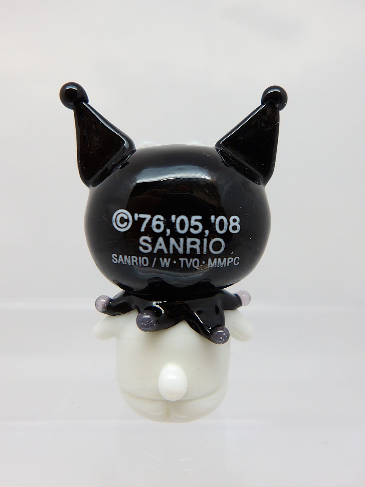 はろうきてぃ かぶりんぼ 手作り ガラス細工 キティ ( クロミ バージョン)