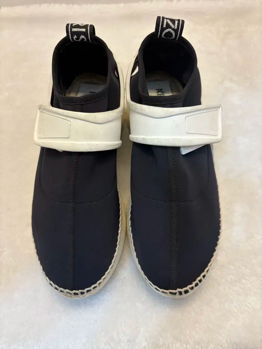 KENZO ケンゾー ブラック エスパドリーユ スリッポン 38 240 245