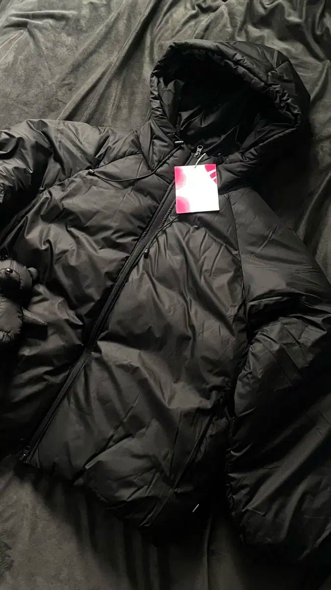 み フィジカル デパートメントファイブ シームレス パファー ダウン ジャケット ブラック L