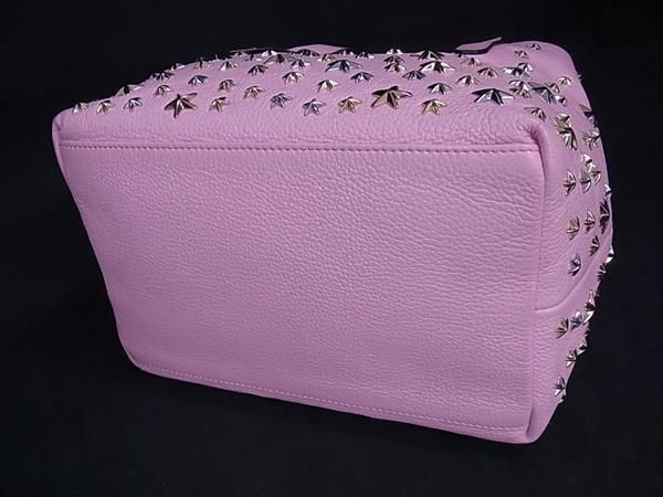 JIMMY CHOO ジミーチュウ トートバッグ ソフィアS - ピンク レザー