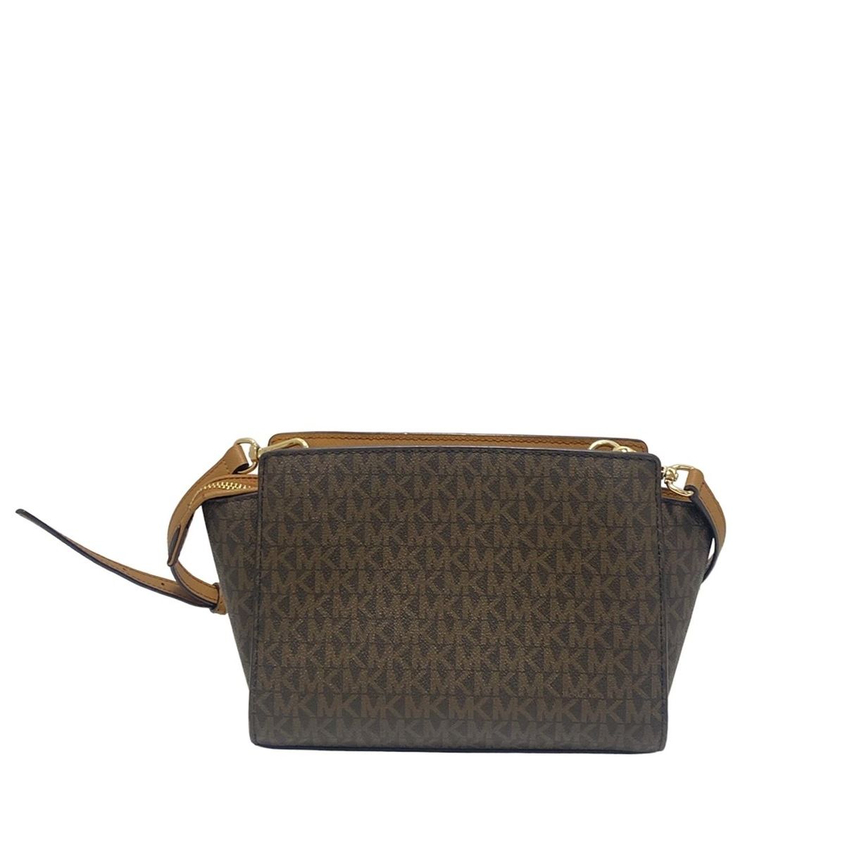 MICHAEL KORS マイケルコース ショルダーバッグ - ダークブラウン×ブラウン ストラップ着脱可 レザー DECORATOM_COM_BR