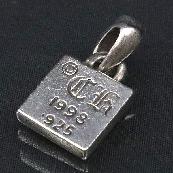  クロムハーツ CHROME HEARTS フレームド BSフ チャーム ペンダント サファイヤ シルバー SV 925 17548 その他 アクセサリー