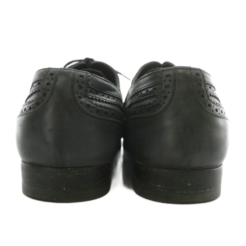  ドルチェ-ガッバーナ ドルガバ DOLCE-GABBANA ビジネスシューズ ドレス 革靴 レザー ウィングチップ 6 25～26 cm グレー XZ GY 19 その他 トップス