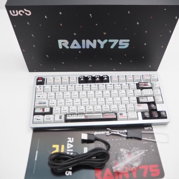 WOBKEY Rainy75 RT Pro ゲーミングキーボード 1点 ゲーム eスポーツ 赤軸 有線 HO619