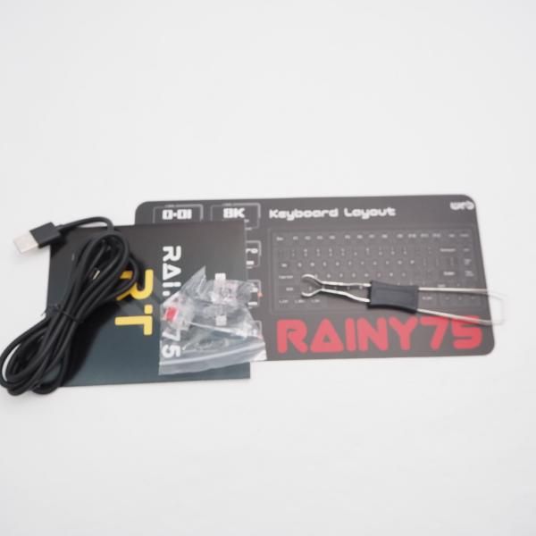 WOBKEY Rainy 75 RT Pro ゲーミングキーボード 1点 ゲーム eスポーツ 赤軸 有線 HO 619