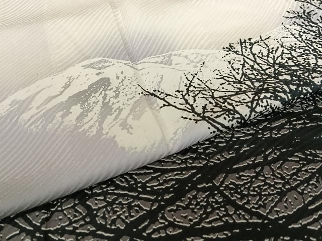 511mh11☆鈴乃屋 日展作家 山本唯与志 付下げ・訪問着 一つ紋作家物