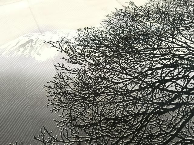 511mh11☆鈴乃屋 日展作家 山本唯与志 付下げ・訪問着 一つ紋作家物