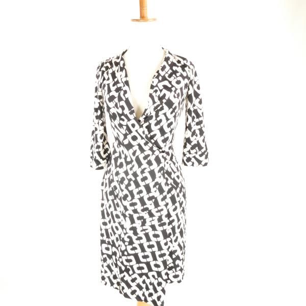 美品 DIANE von FURSTENBERG ダイアンフォンファステンバーグ ラップ