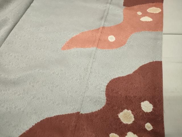 平和屋着物○訪問着 絞り 刺繍 雪輪花文 金彩 正絹 逸品 CAAY8126gh 平和