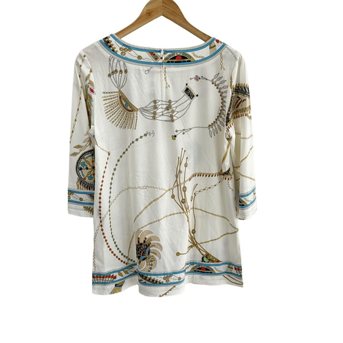 LEONARD ベージュ チュニック 38 LEONARD ベージュ チュニック 38 LEONARD チュニック ブラック×ホワイト