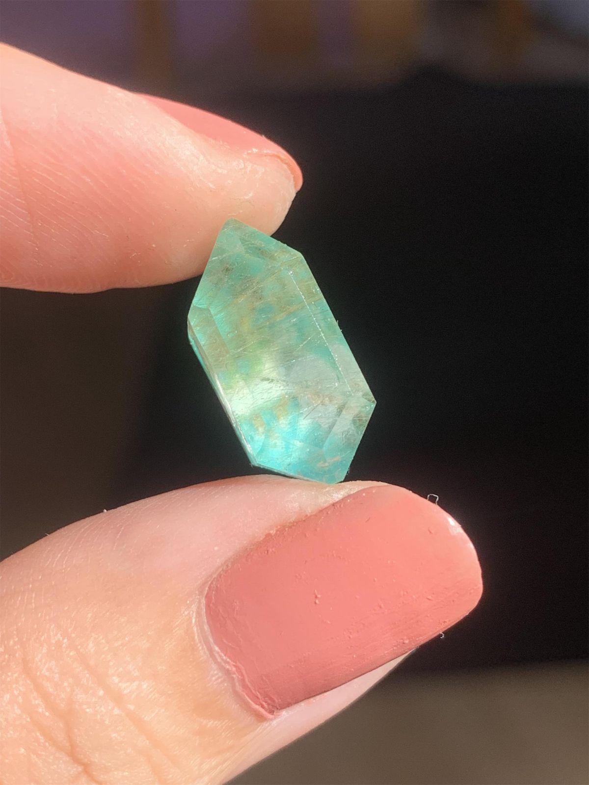 エメラルド×ルチルクォーツ ダブレット ストーン リング SV925シルバー88 エメラルド×ルチルクォーツ ダブレット ストーン リング SV925シルバー88