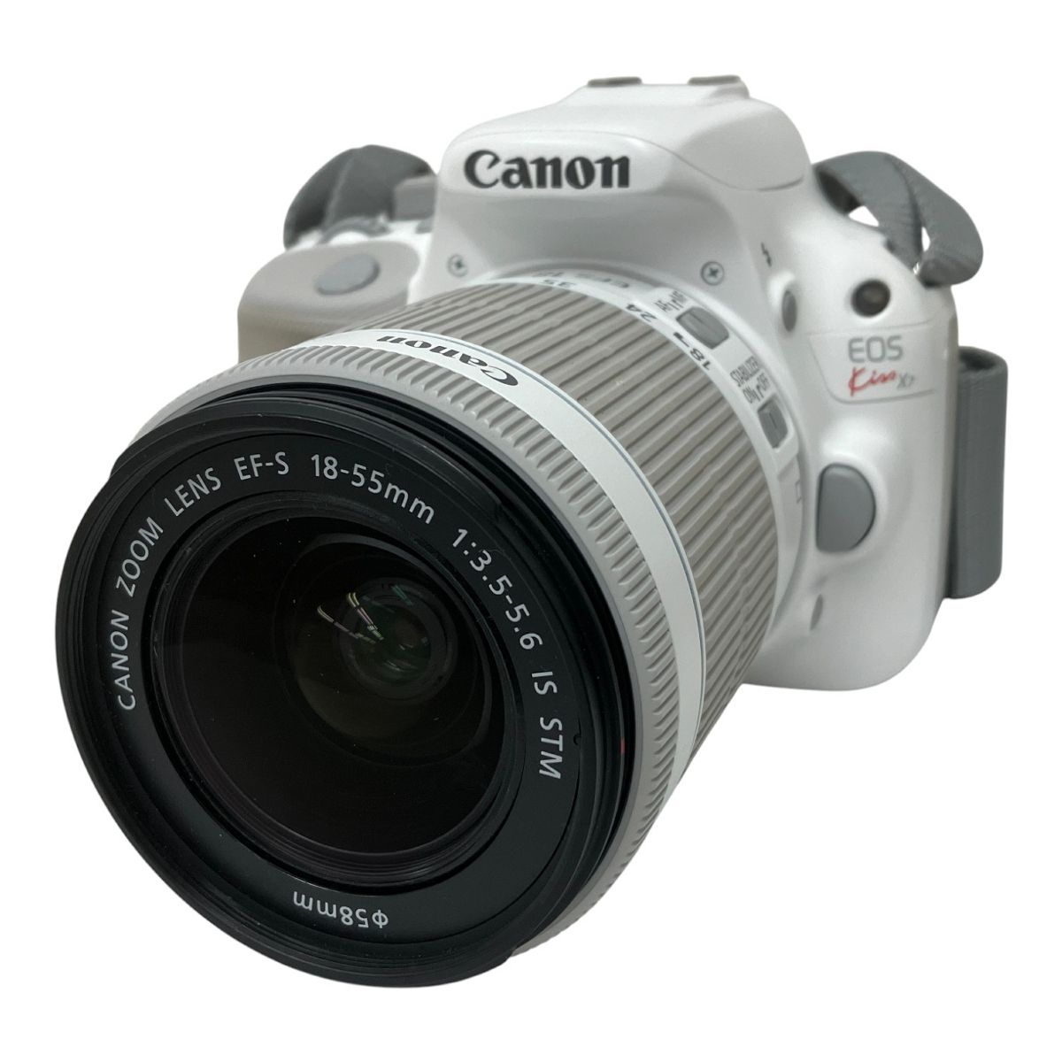 Canon EOS Kiss X7 ホワイト 18-55mm 1 3.5-5.6 IS STM キャノン デジタル 一眼レフ カメラ M10574720