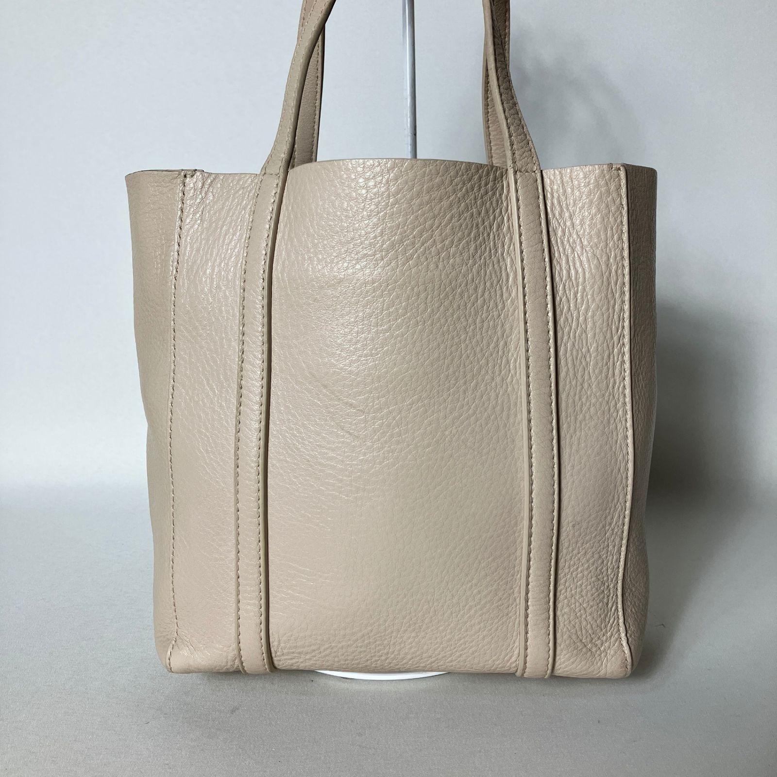 2510-261｜ ｜バレンシアガ エブリデイ2WAYトート レザー ベージュ DECORATOM_COM_BR