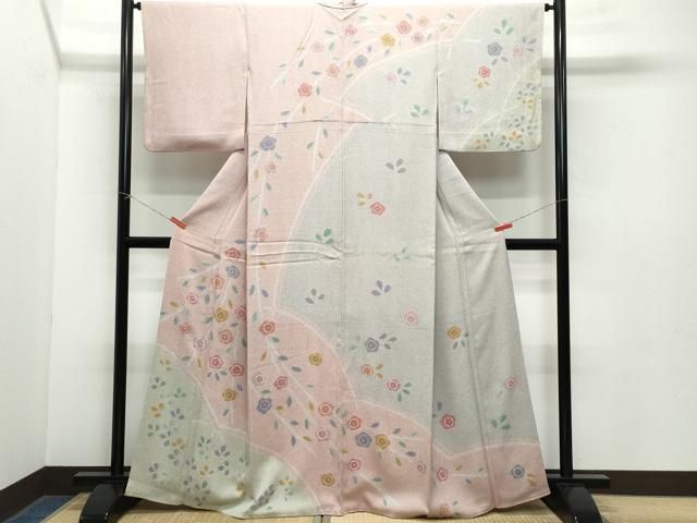 平和屋着物●訪問着　舞花文　金彩　正絹　逸品　CAAZ8020vf 平和屋着物○訪問着 舞花文 金彩 正絹 逸品 CAAZ8020vf - メルカリ