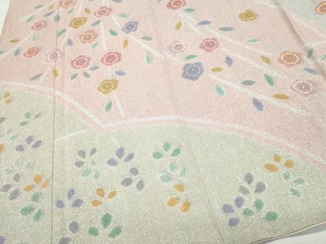 平和屋着物○訪問着 舞花文 金彩 正絹 逸品 CAAZ8020vf - メルカリ