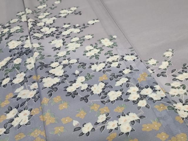 平和屋着物＊夏物 訪問着 絽 草花文 金彩 洗える着物 AABC3478jd