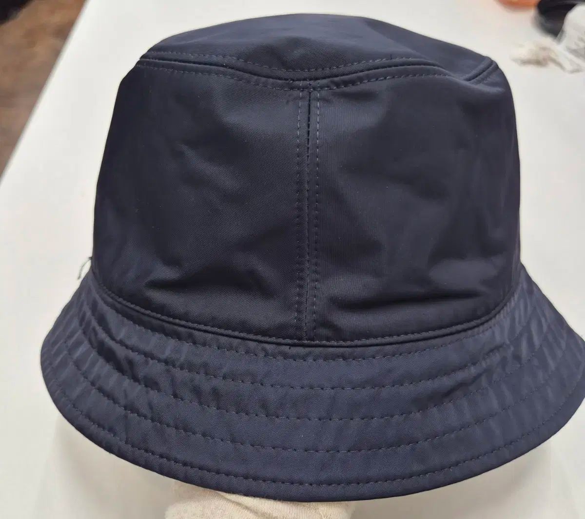  MONCLER モンクレール ロゴ パッチ リバーシブル レディース バケットハット 帽子 M バケットハット ハット