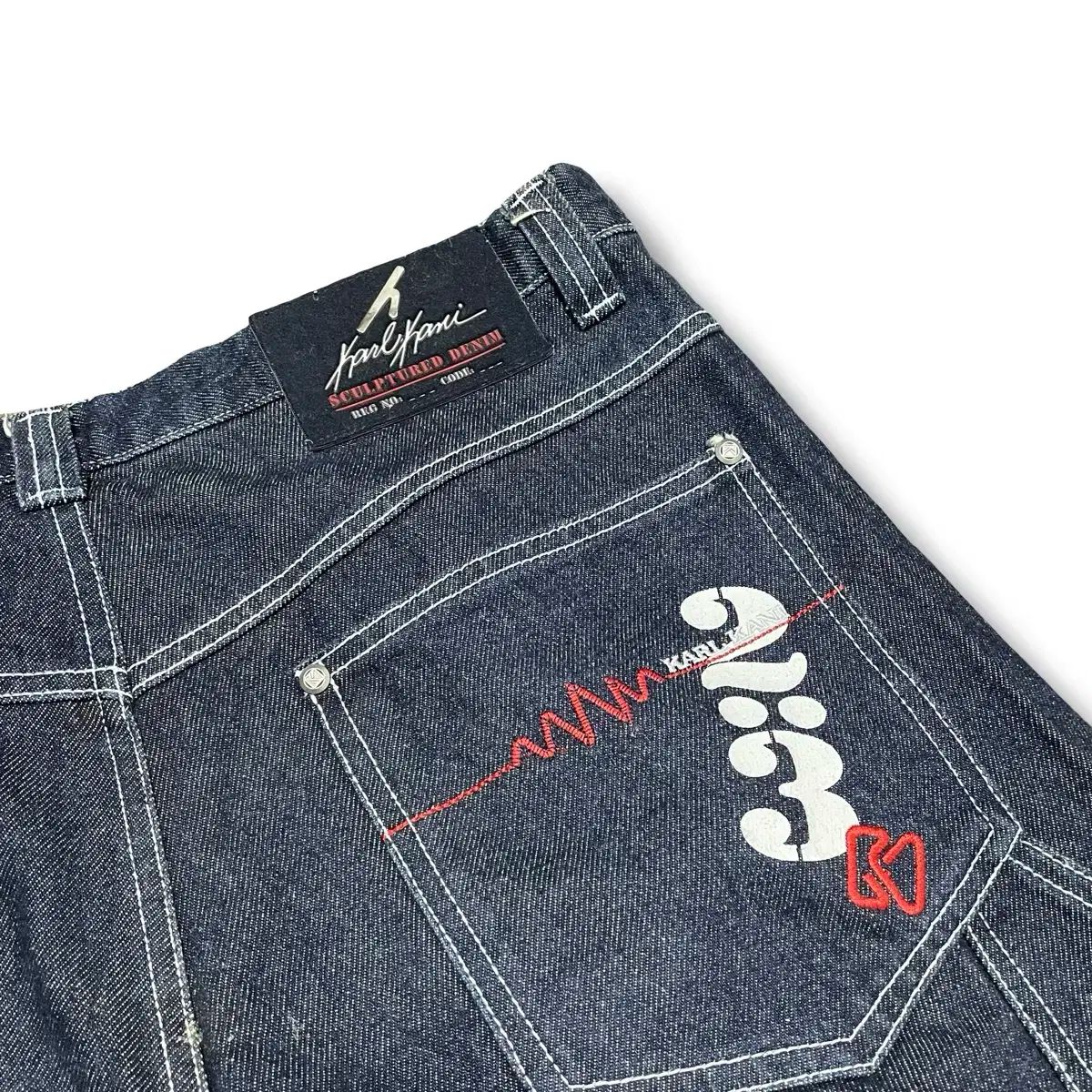 34 カルカニ Karl Kani スクール ヒップホップ デニム パンツ