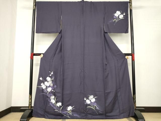 平和屋着物 訪問着 胡蝶蘭 銀彩 正絹 AABC5609ck