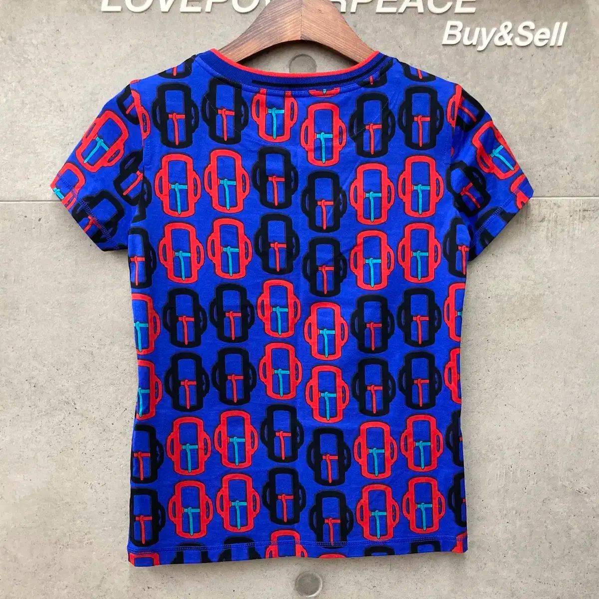 エルメス レディース 半袖Tシャツ ブルー-H 101315