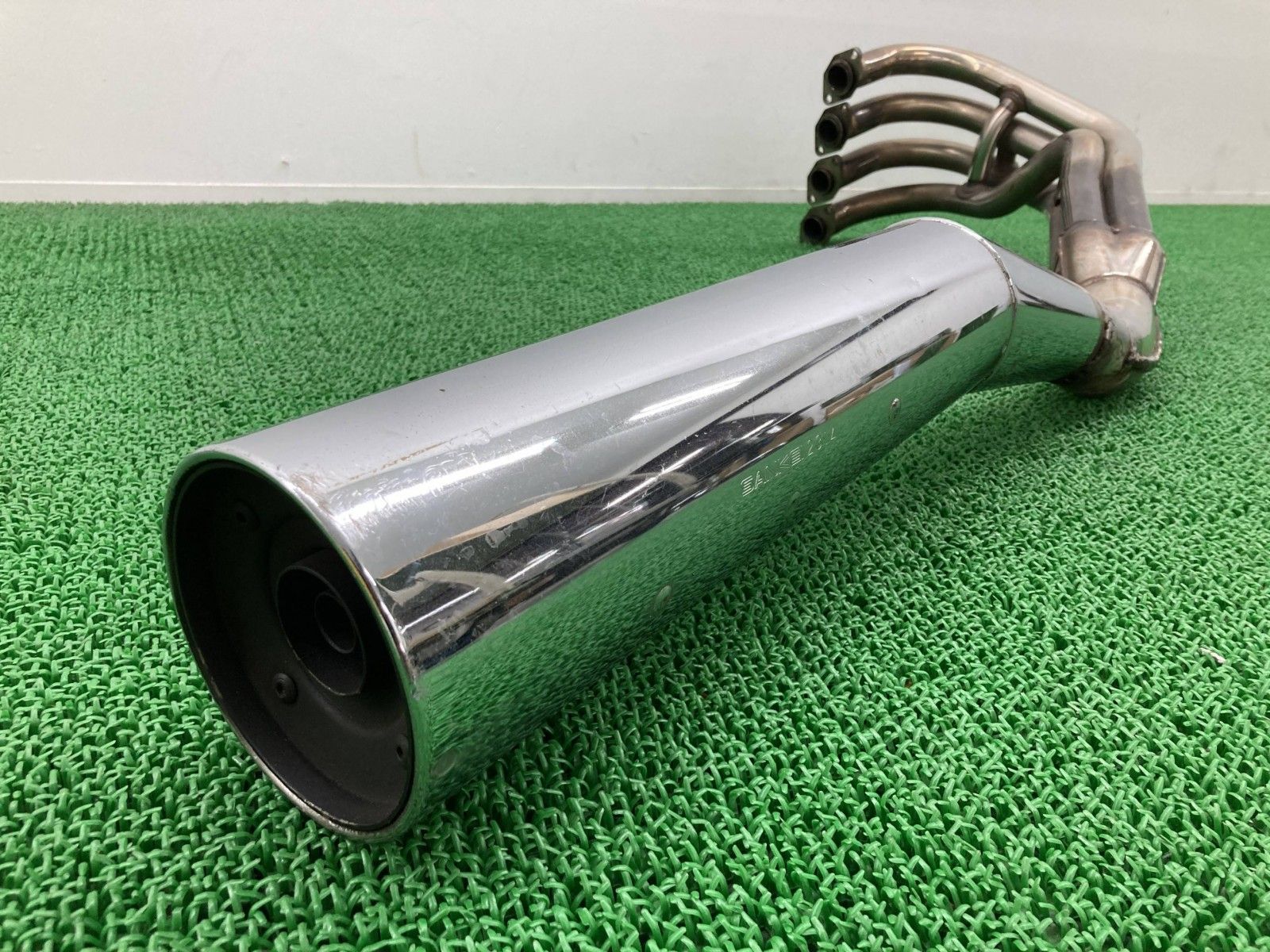 バリオスII マフラー MCN K1 カワサキ 純正 バイク 部品 ZR250B 後期 バリオス2 BALIUS2 ワンオフマフラー 車検 Genuine Vx