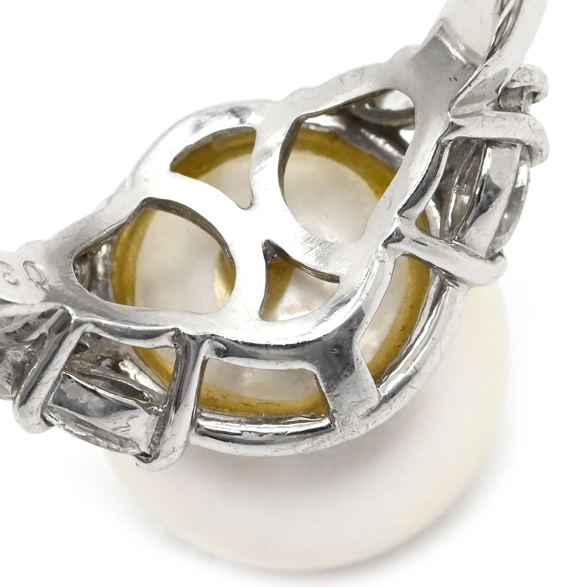 パール パール デザインリング 12号 Pt900 デザインリング 12号 Pt900