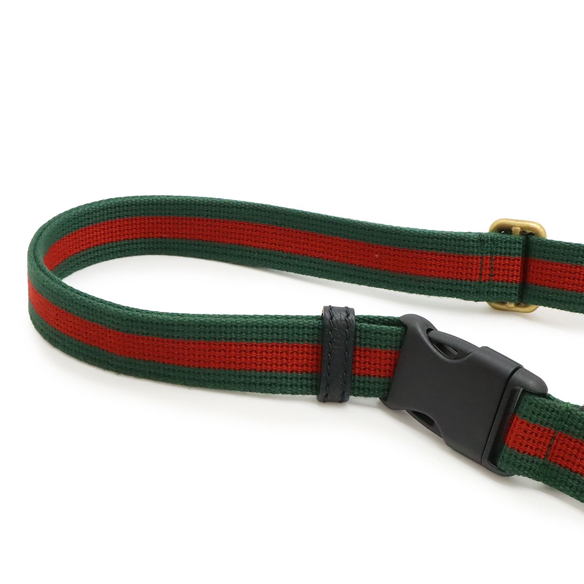 GUCCI グッチ グッチプリント スモール ベルトバッグ シェリーライン ウエストバッグ ヒップバッグ ボディバッグ レザー 黒 ブラック 527792