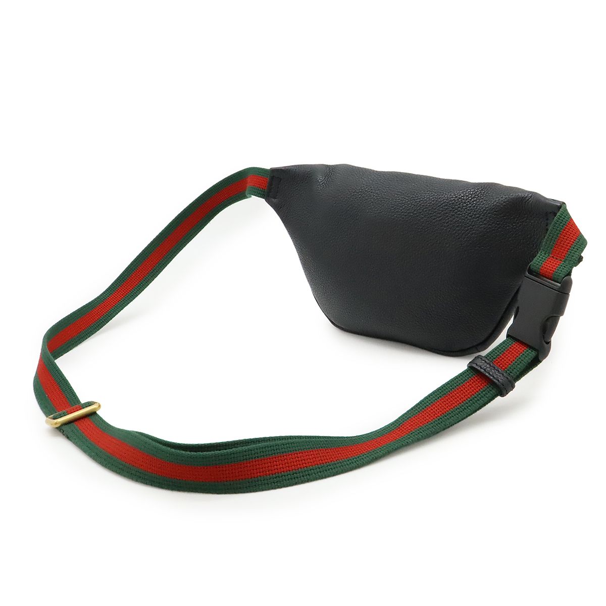 GUCCI グッチ グッチプリント スモール ベルトバッグ シェリーライン ウエストバッグ ヒップバッグ ボディバッグ レザー 黒 ブラック 527792