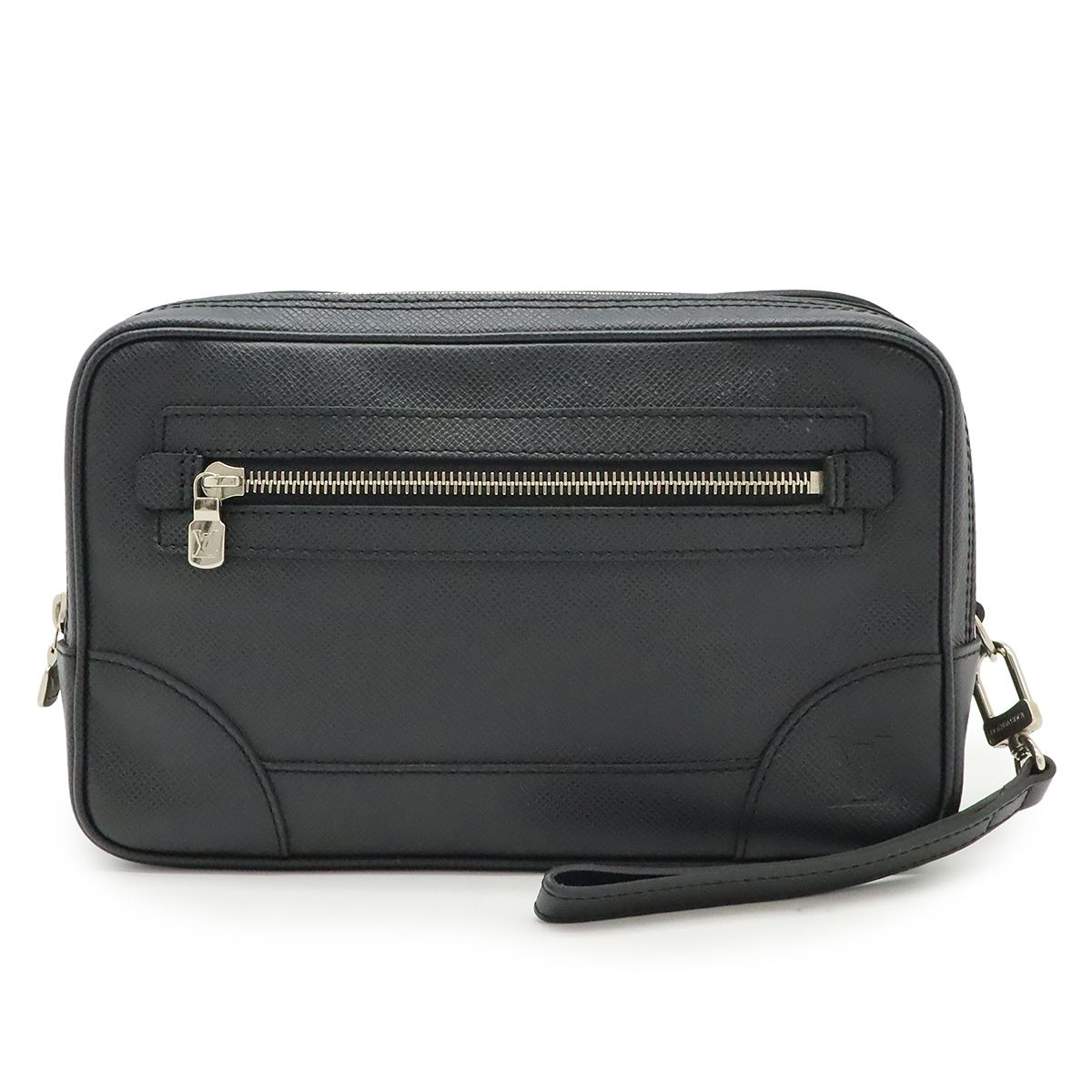 LOUIS VUITTON ルイ ヴィトン タイガ パヴェル セカンドバッグ クラッチバッグ レザー アルドワーズ 黒 ブラック シルバー金具 M31142