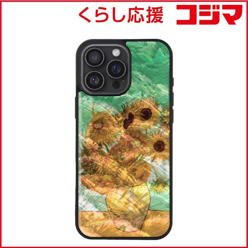 【 新品 未開封 】   ROA iPhone 16 Pro Max(6.9インチ) 天然貝ケース ikins ひまわり I27098i16PM 未使用 送料無料