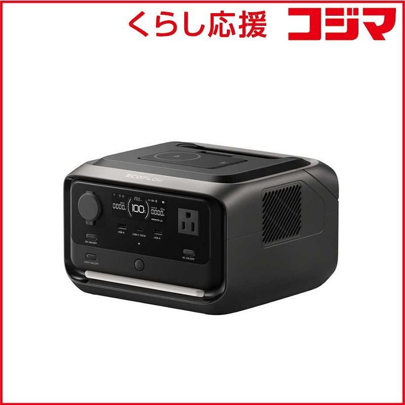 新品 未開封 】 エコフロー EcoFlow RIVER 3 Plus wireless ［リン酸鉄