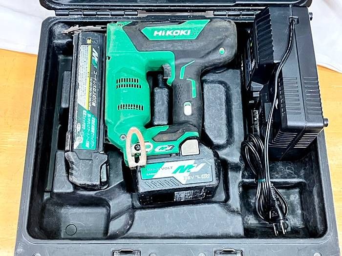 HiKOKI ハイコーキ コードレス仕上釘打機 40 mm マルチボルト 36 V バッテリー ＆充電器付