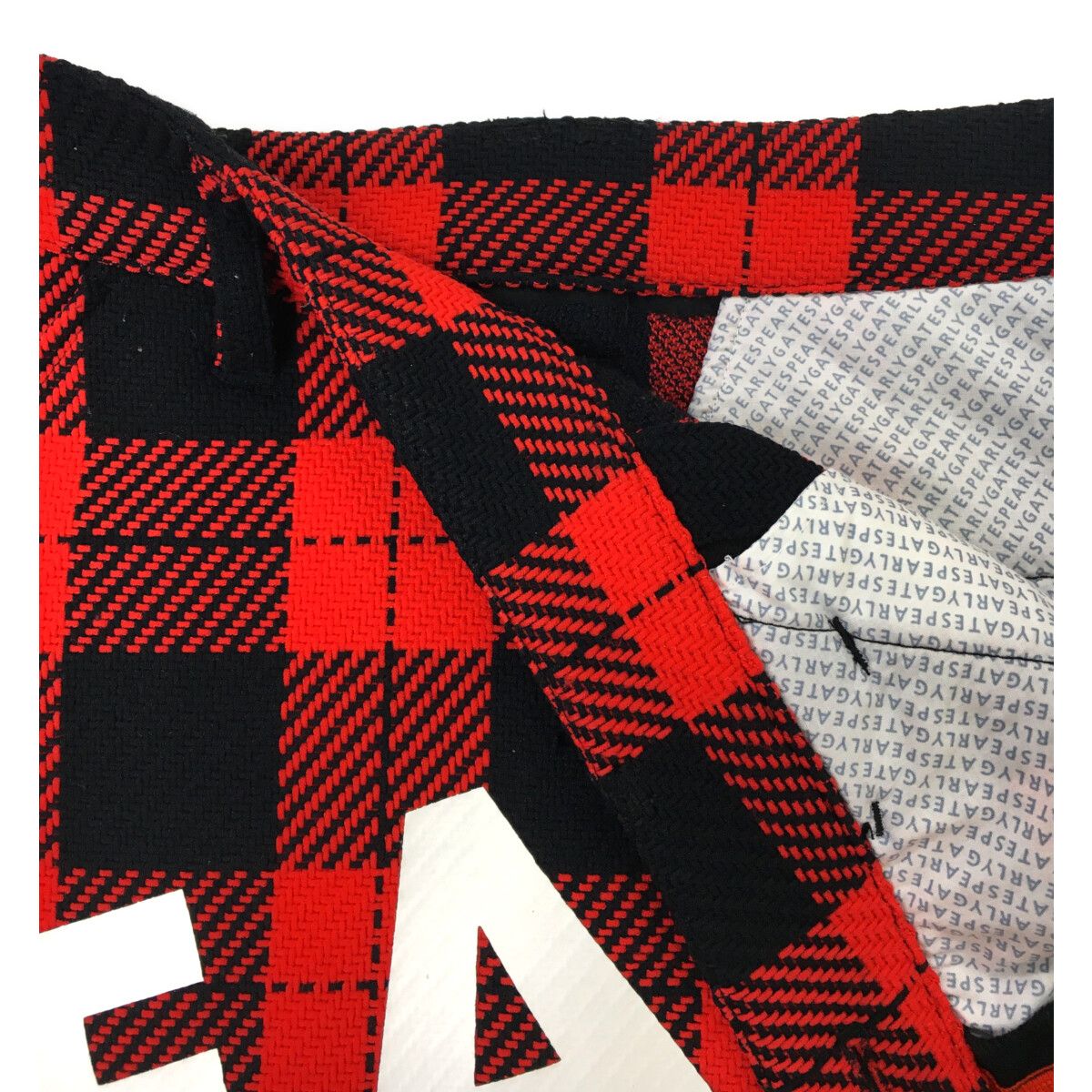 レディース パーリーゲイツ PEARLY GATES スカート 0(S) 赤×黒 レッド