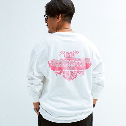 TONY TAIZSUN トニータイズサン HAIDA LS POCKET TEE WHITE ロングスリーブＴシャツ 各種サイズあり