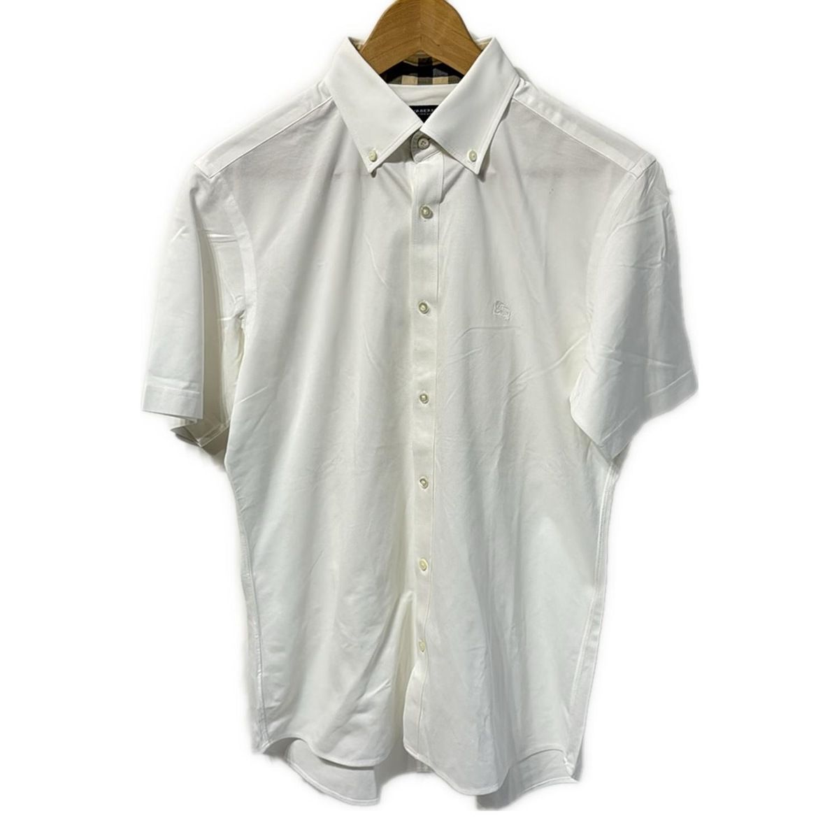 Burberry LONDON バーバリーロンドン 半袖シャツ サイズL メンズ - 白