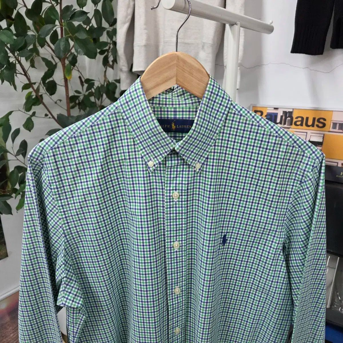 ポロラルフローレン ボタンダウン シャツ チェック柄 M