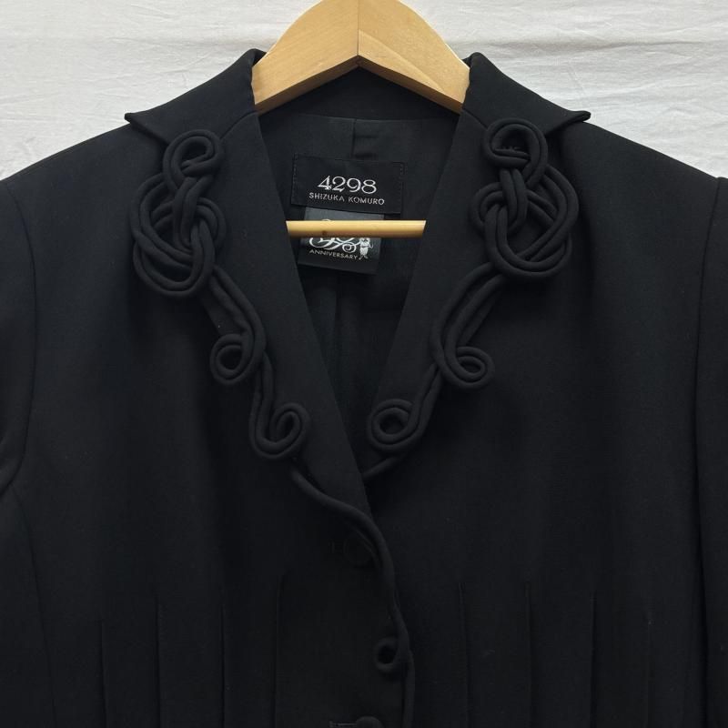 古着 4298 SHIZUKA KOMURO シヅカコムロ 30th プリーツ デザイン 3釦 テーラード ジャケット レディース 42 ISItems 古着 50145939